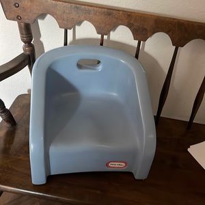 Vintage blue little tikes booster seat